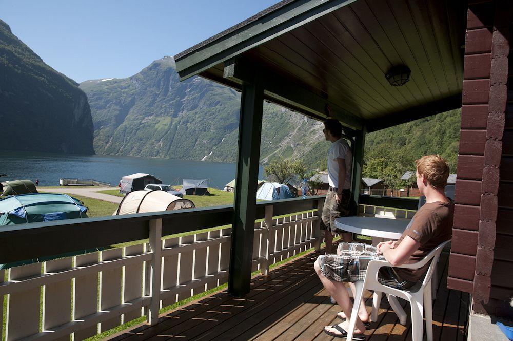 Grande Hytteutleige Og Camping Geiranger Esterno foto