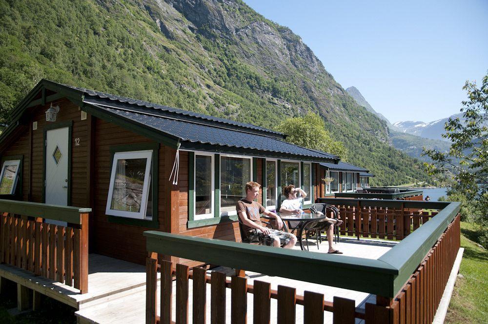 Grande Hytteutleige Og Camping Geiranger Esterno foto