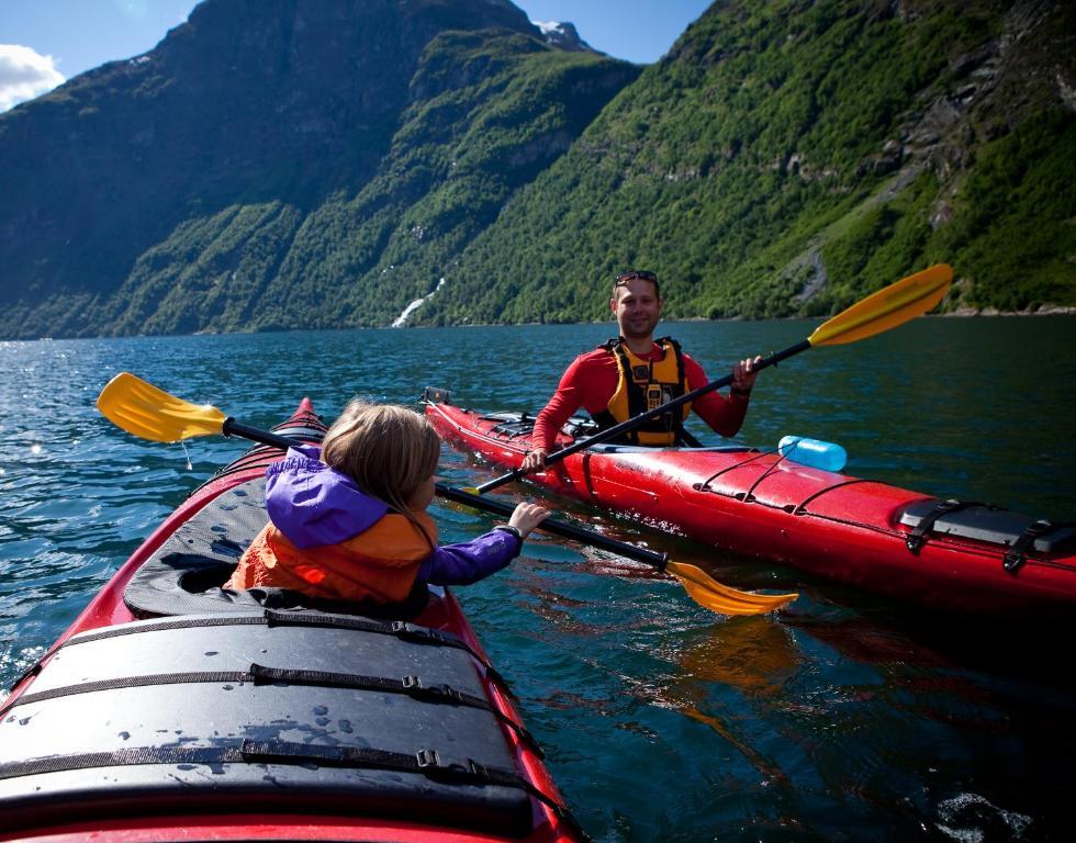 Grande Hytteutleige Og Camping Geiranger Esterno foto