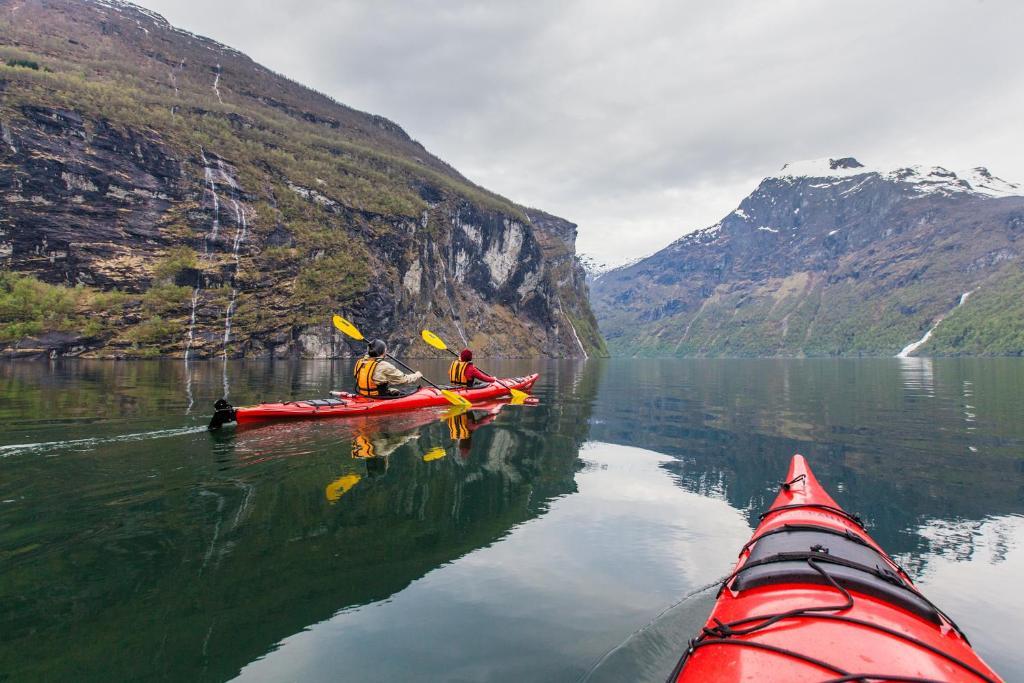 Grande Hytteutleige Og Camping Geiranger Esterno foto
