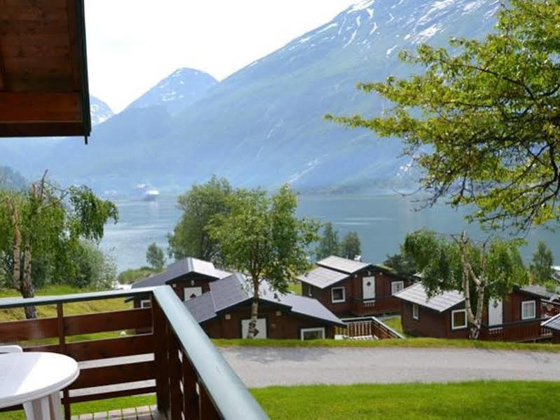 Grande Hytteutleige Og Camping Geiranger Esterno foto