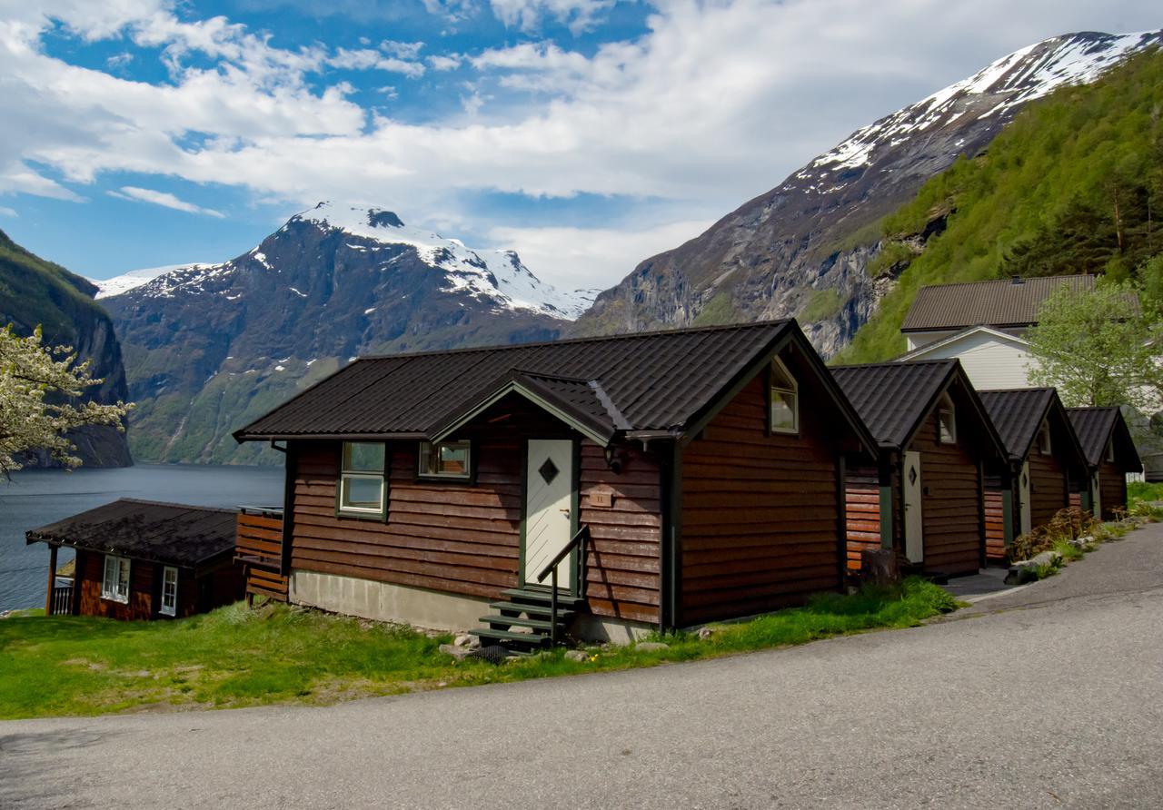 Grande Hytteutleige Og Camping Geiranger Esterno foto