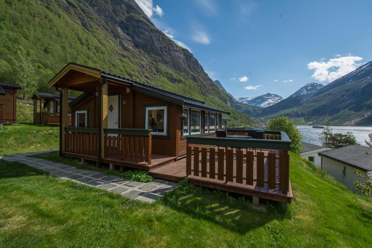 Grande Hytteutleige Og Camping Geiranger Esterno foto