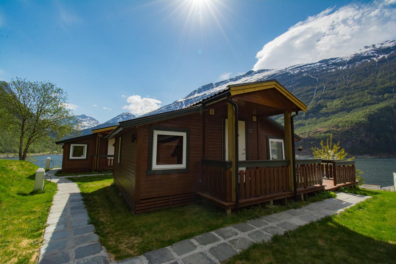 Grande Hytteutleige Og Camping Geiranger Esterno foto