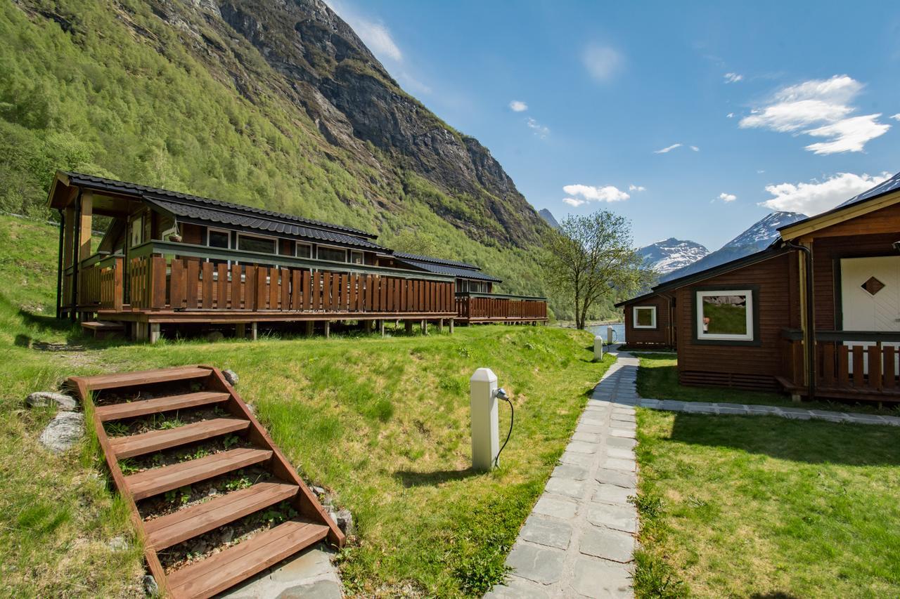 Grande Hytteutleige Og Camping Geiranger Esterno foto