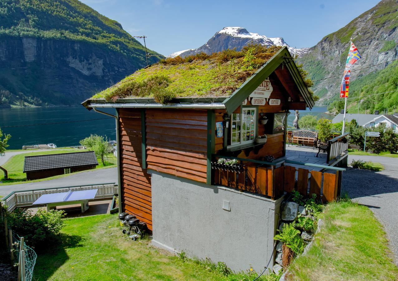Grande Hytteutleige Og Camping Geiranger Esterno foto
